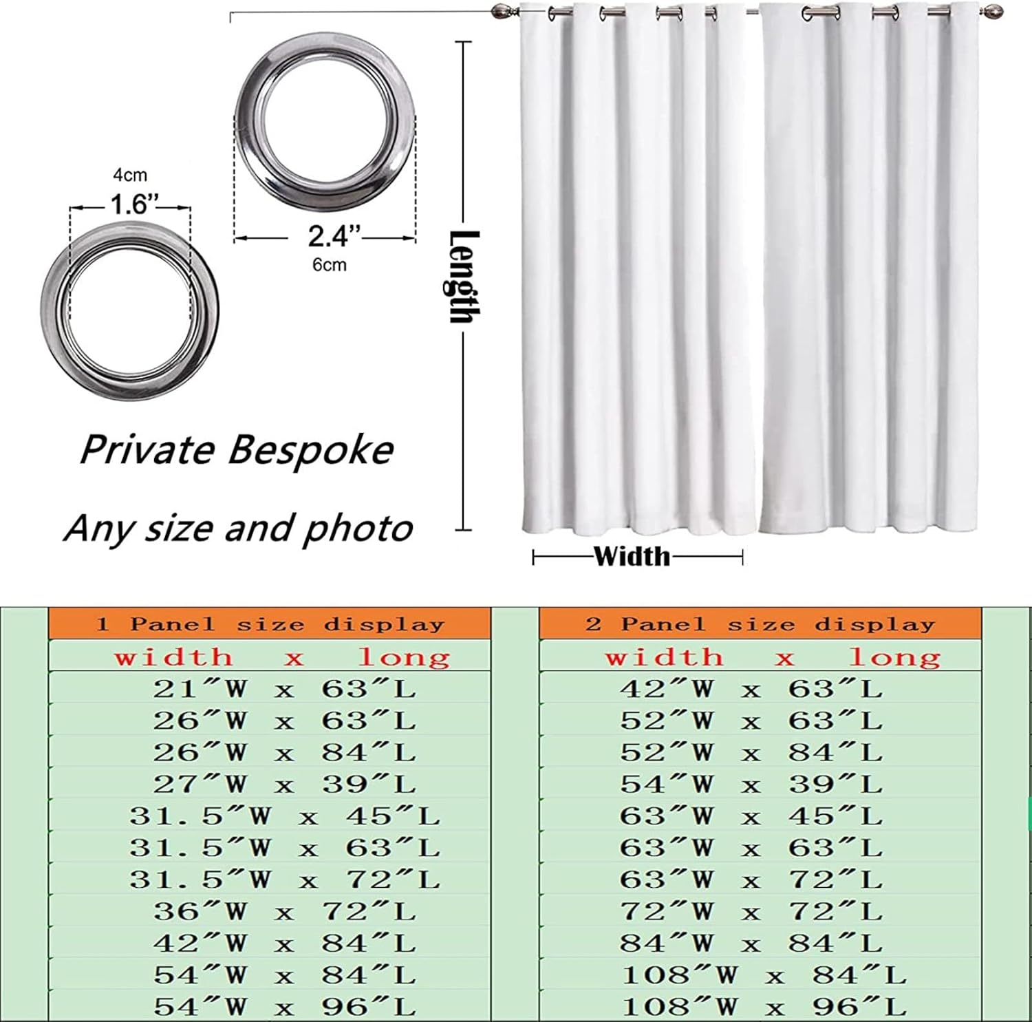 Colorful Butterfly Blackout Curtains, Sketch Flowers Print Darkening Curtain, 2 Panels Curtain, Top Grommet Darkening Thermal Insulated Window Curtain for Bedroom Kitchen63 Wx63 L