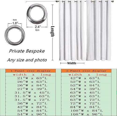 Miniatura 7 de PEKOTA Cortinas opacas con estampado 3D de dibujos animados para niño, con ojales en la parte superior para oscurecer con aislamiento térmico para