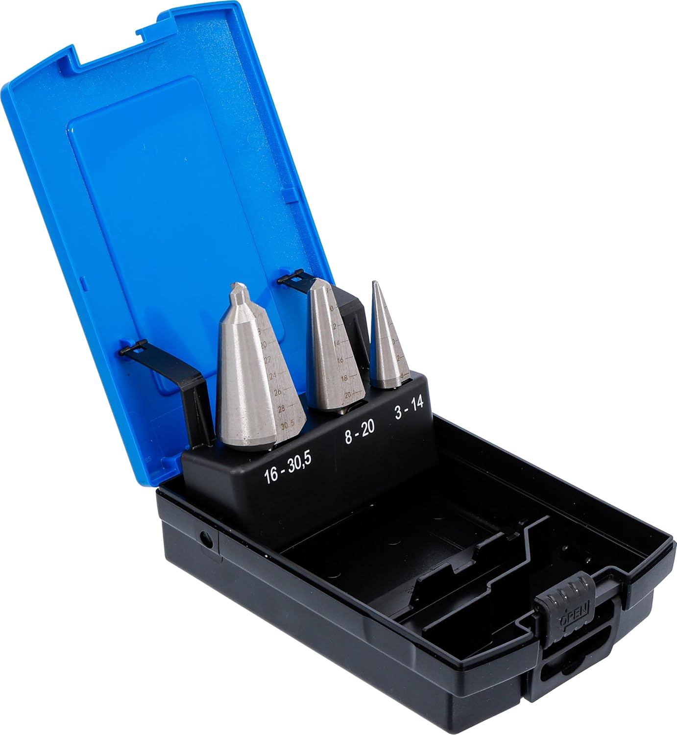 BGS 1998 | Tapered Hole Cutter Set | HSS | 3 Sizes | 3 pcs.