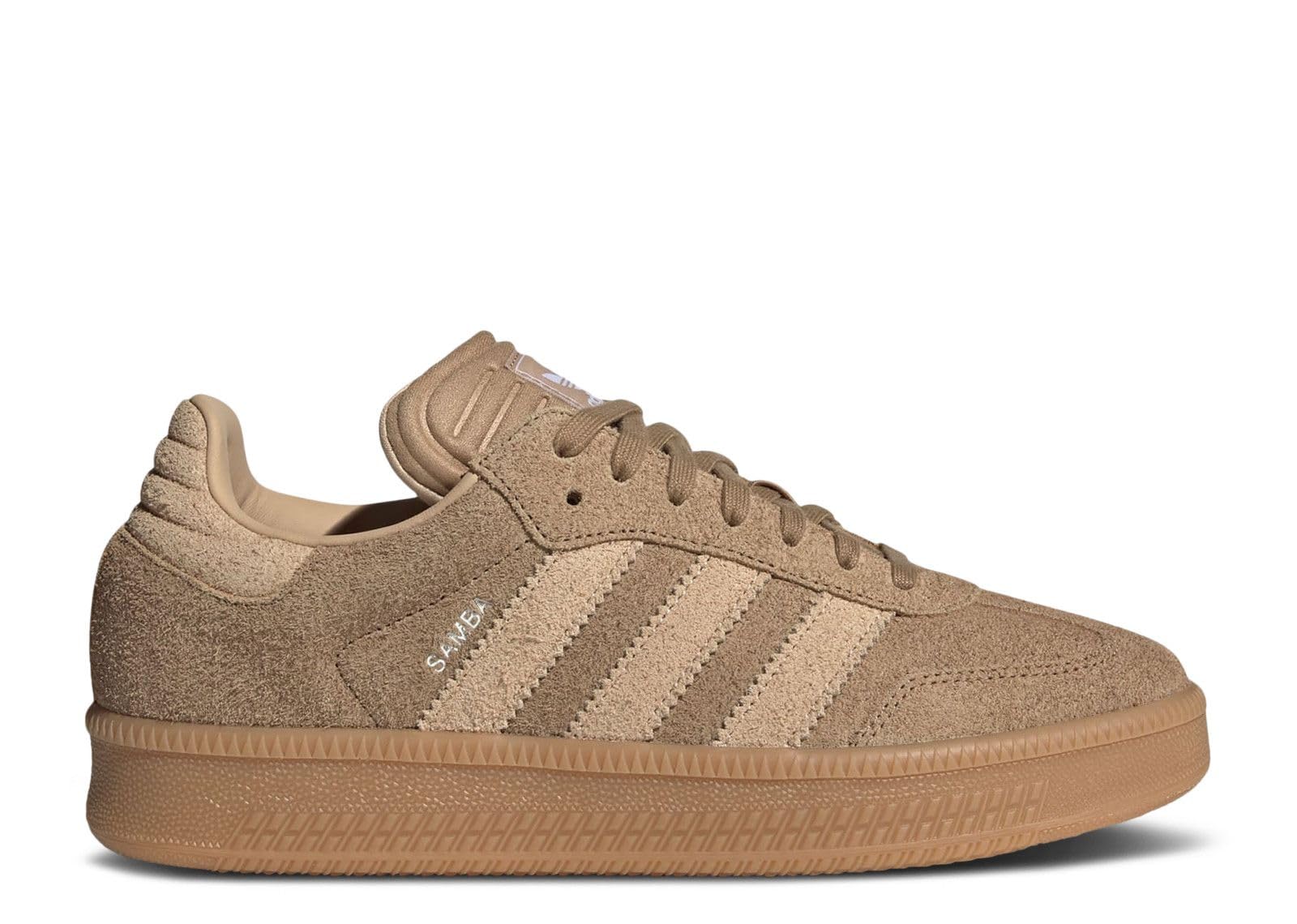 Samba XLG Men's Shoes, Cardboard/Magic Beige/Gum, Size 9
