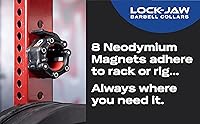 Vista 3 de Lock-Jaw PRO 2 Collar de barra con imanes Negro