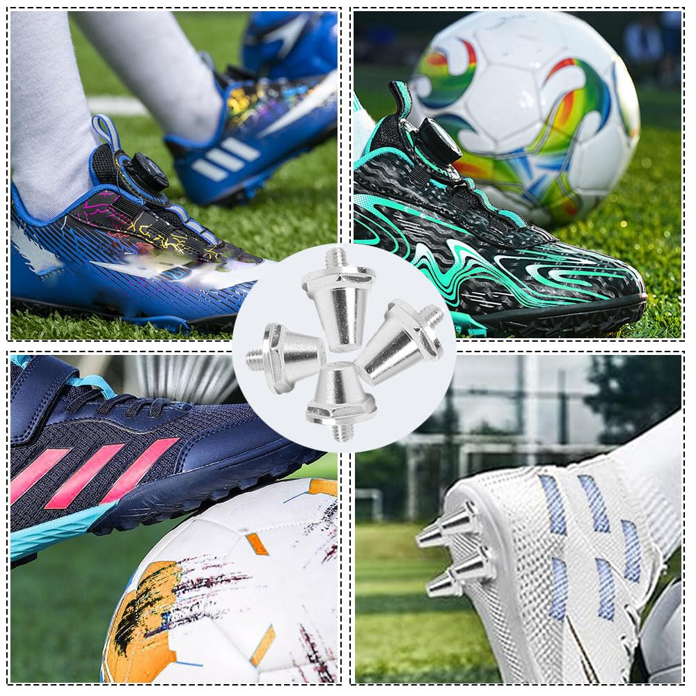 Tacos De Repuesto Para Botas De Fútbol - Pack De 12 Unidades (8 De 7 Mm Y 4 De 10 Mm), Color Verde, Con Llave