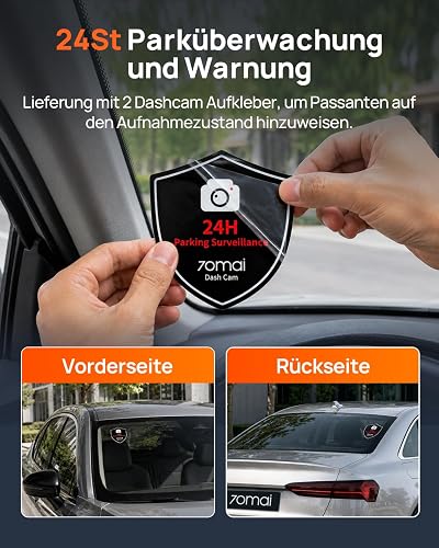 70mai Dashcam Auto M310 Plus 4K, 2160P Mini Dashcam Auto con WiFi e App - 10