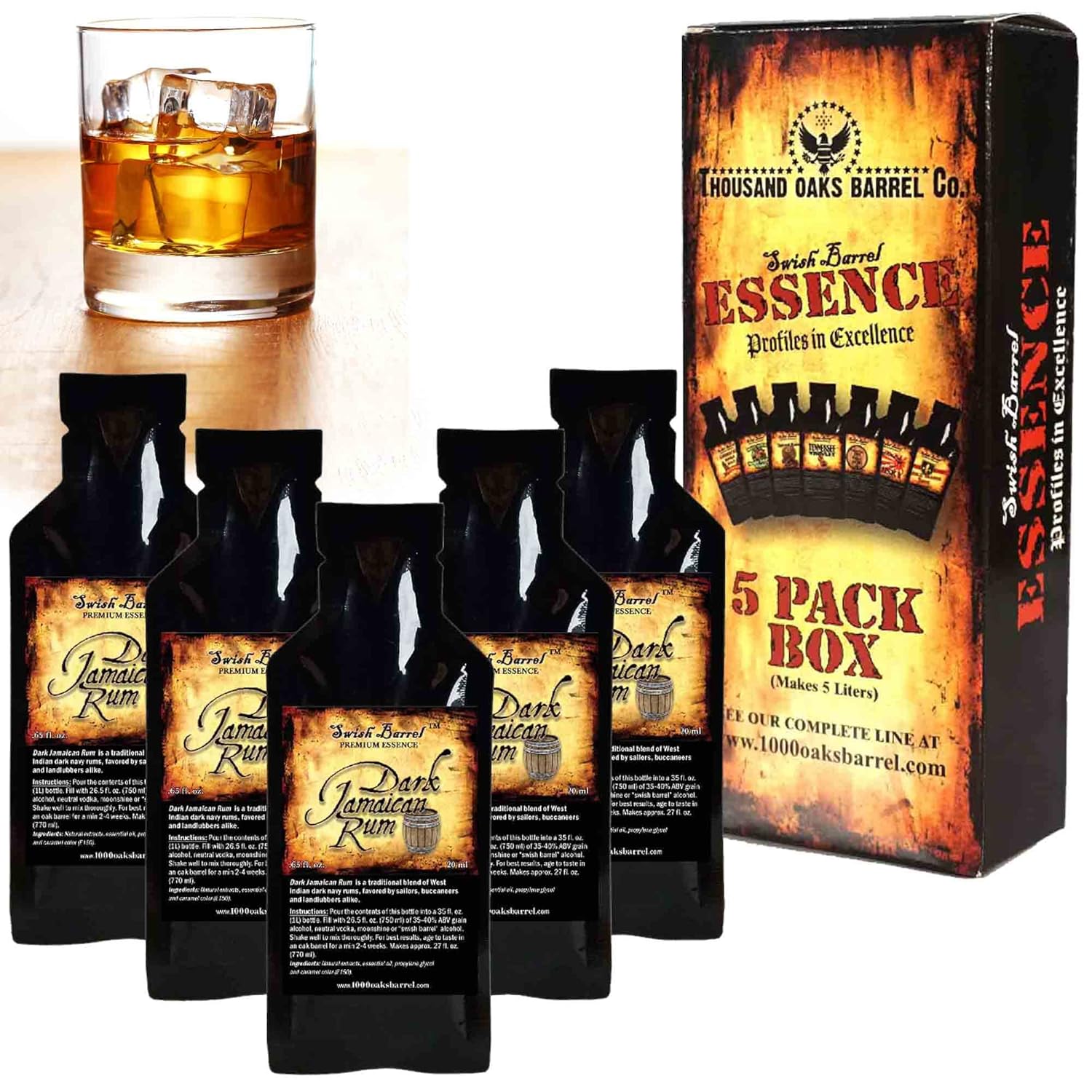 Dark Jamaican Rum Essence Bootleg Kit Refills Thousand