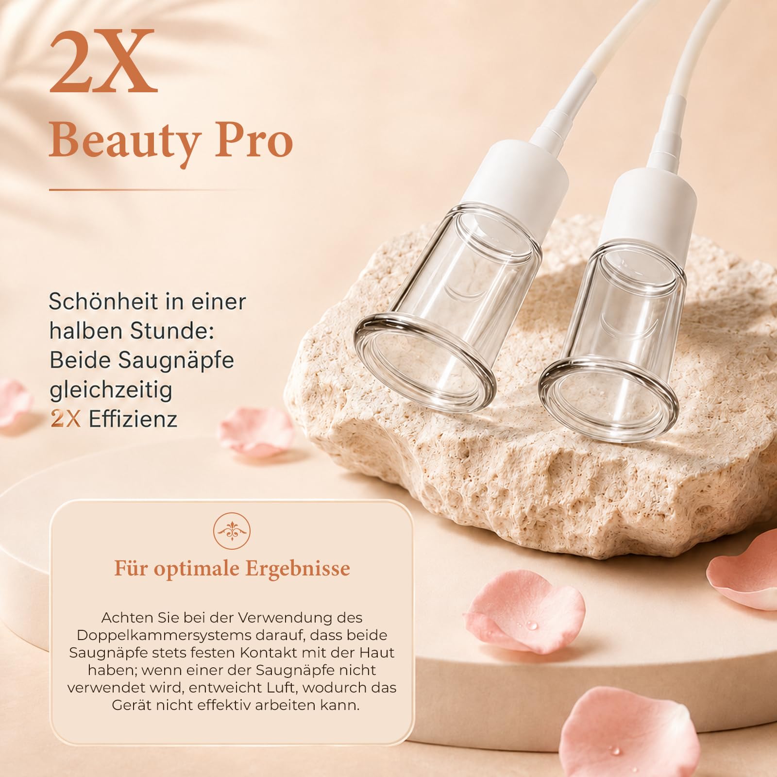 3-in-1 Schröpfgerät Gesicht Elektrisches mit 6 Schröpfgläsern, Gua Sha Vakuum Cupping Gesichtsmassagegerät, 4 Modi 12 Saugstufen, Sicherheitstaste, strafft Gesichtskonturen fördert die Serumabsorption