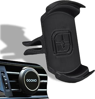 Lüftungsgitter Halterung passend für OOONO CO-Driver NO1 formstabil Clip Mount Lüftungsschlitz Lüftung schwarz Auto KFZ Zubehör Lüftung