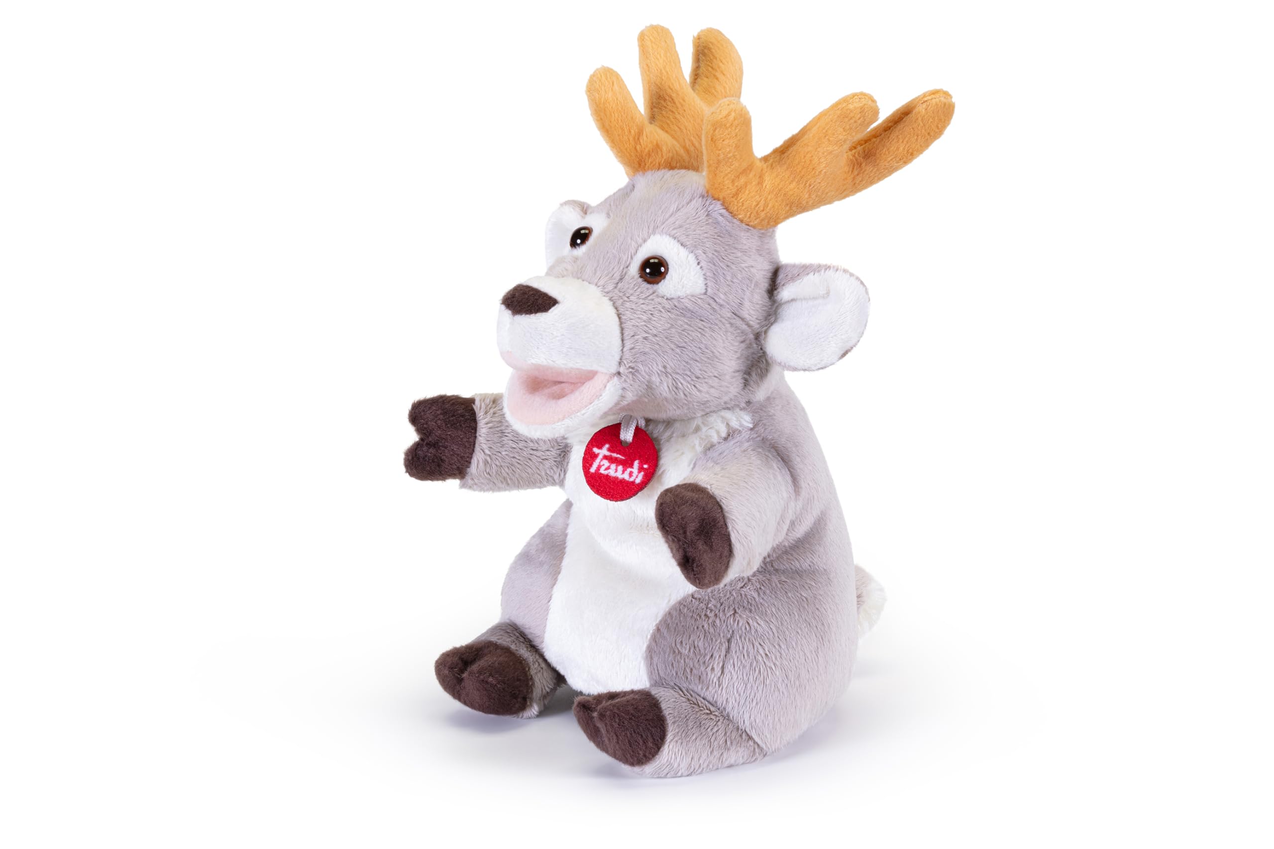Trudi Reindeer Doll, Plush Dolls for Theatre Performance, Birthday Gift, 16 x 28 x 21 cm, Size S, Puppets, Model 29320