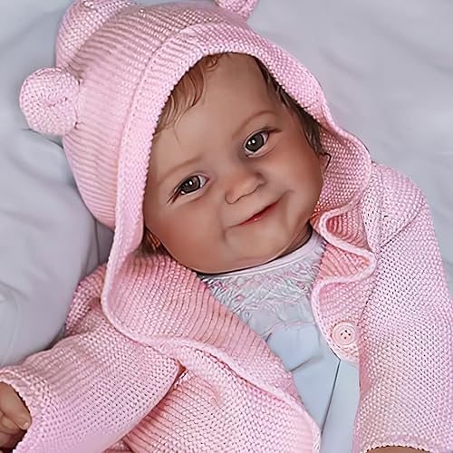 Miniatura 1 de Muñecas realistas de bebé recién nacidas, 20 pulgadas, cuerpo suave, realista, muñecas de bebé recién nacidas, muñecas de bebé hechas a mano con