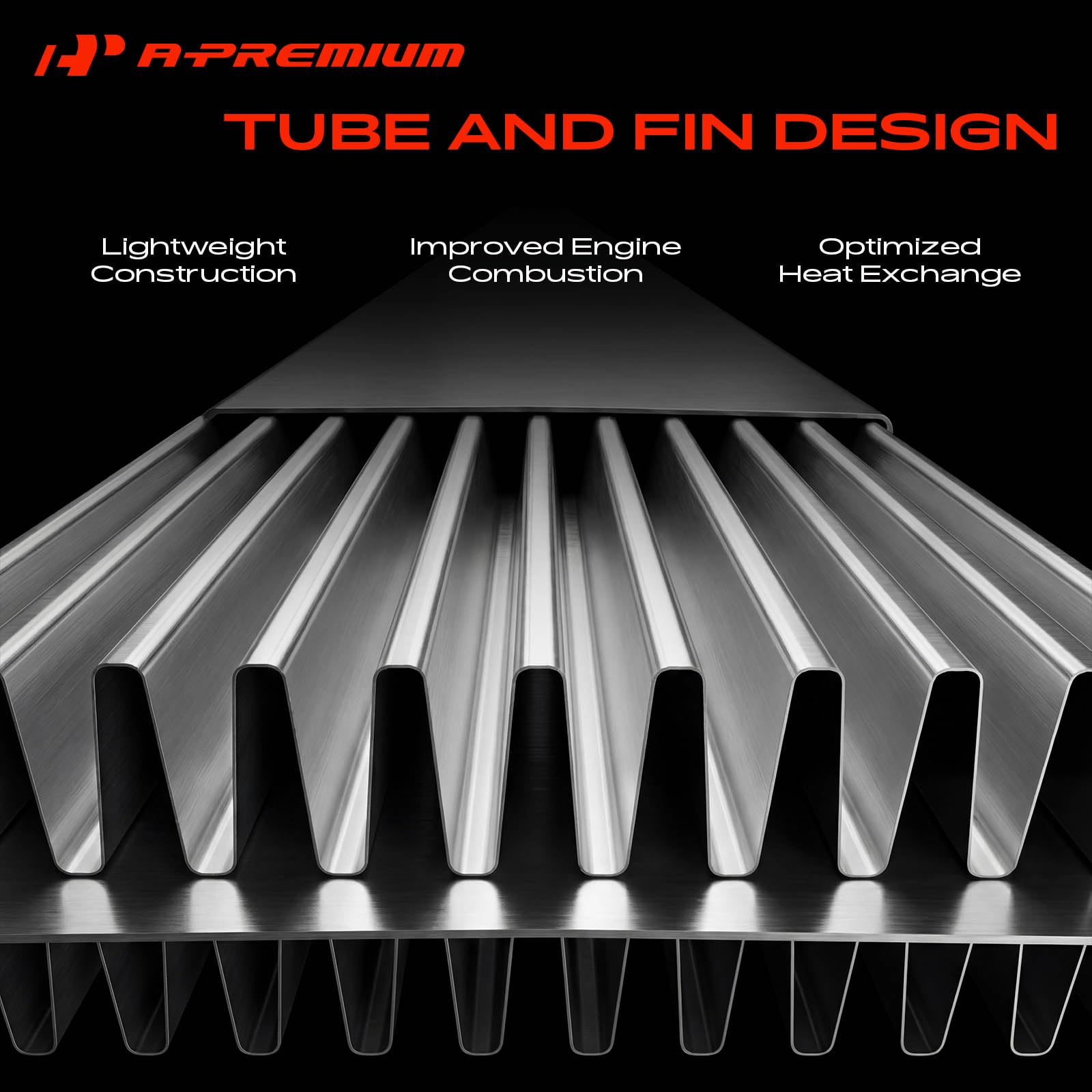 A-Premium Intercooler turbo compatibile con Mercedes-Benz Sprinter 2500 3500 2013-2018 2.1L 3.0L turbo