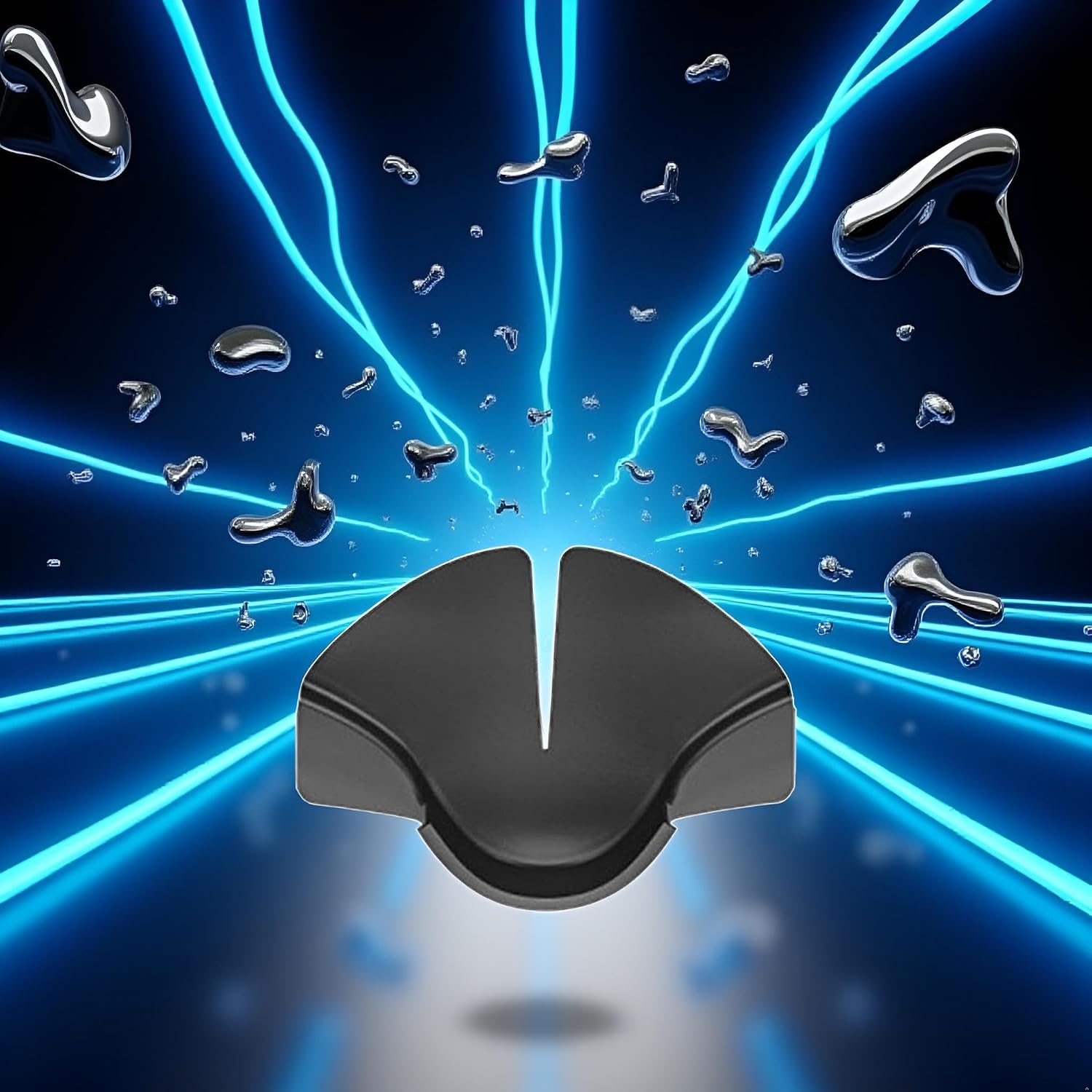 1pc Black Silicone Nose Pad for Quest 3 VR Headset Anti-Leakage for 3, Protective Cushion Blackout Cover Silicone Cushion VR Accessories for 3 Standalone Virtual Reality Headsets