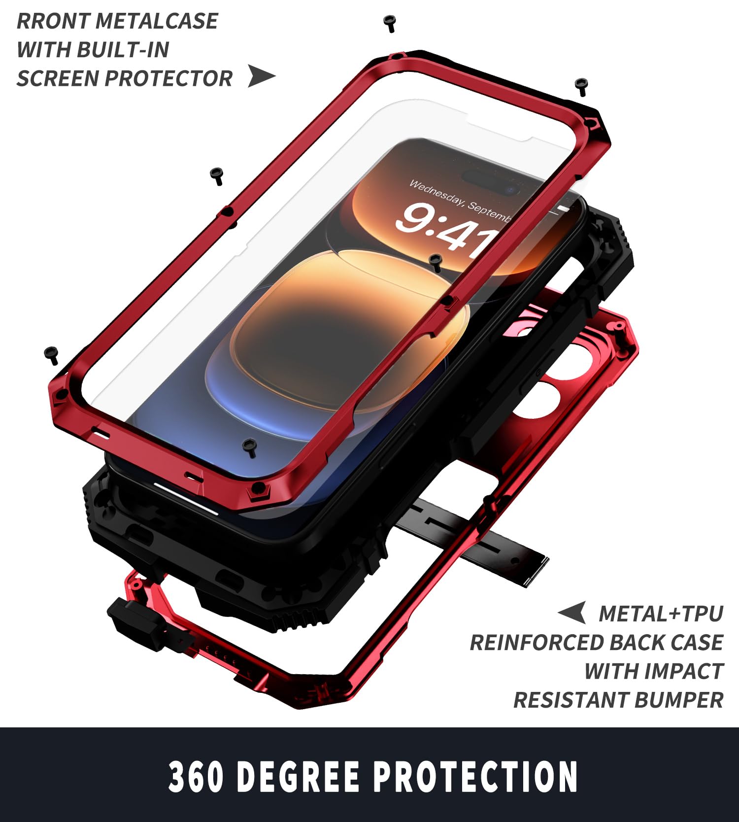 RUEBCOAK Metal Case for iPhone 16 Pro Max - Image 2