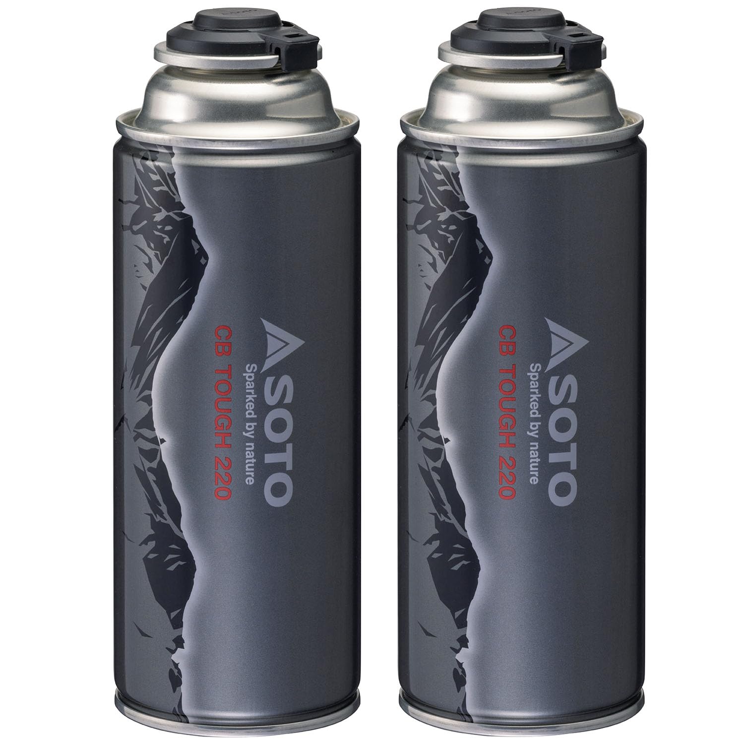 SOTO ST-A712-2 ST-712 CB TOUGH220 CB High Power Cassette Canister, Made in Japan, Set of 2 : Sports & Outdoors