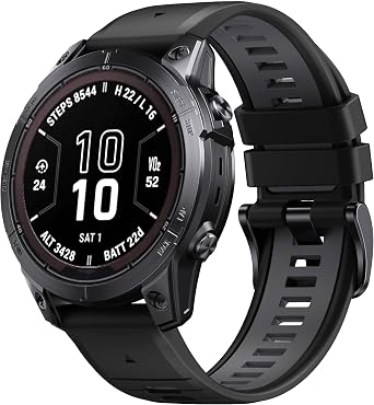 For Fenix8 Band 22mm Width Fenix 6 Strap for Fenix 5/Fenix 7/Fenix 5 Plus/Fenix 6 Pro Soft Silicone Watch Band