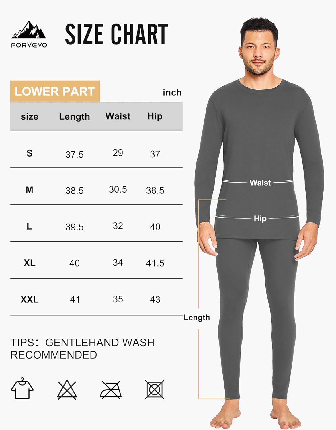 Merino Wool Base Layer Mens Bottom Pants,100% Wool Long Johns for Men,Heavyweight Midweight Thermal Underwear (S-2XL) - Image 6