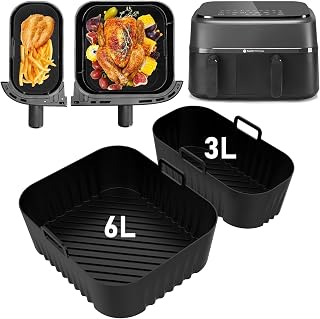 2 Pieces Air Cooling Accessories for Philips Airfryer 3000 Series NA350/00, 2 Pieces Air Freezer Accessories for Philips Dual Basket Airfryer 3000 Series 6L/3L
