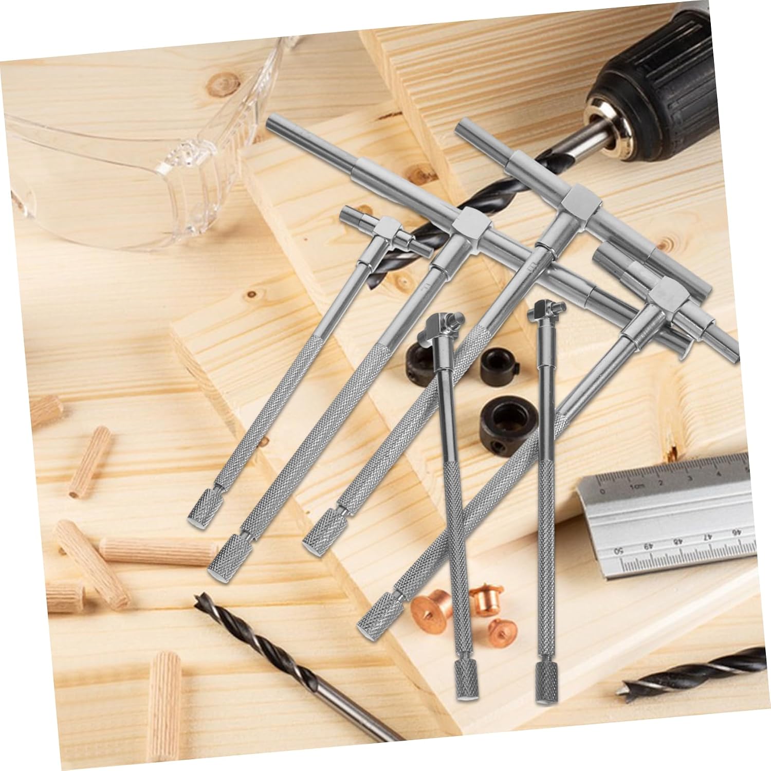 6pcs Telescoping Gauge Bore Measuring Tool for Accurate Internal Measurements Telescopic Gauges Protective Pouch for and
