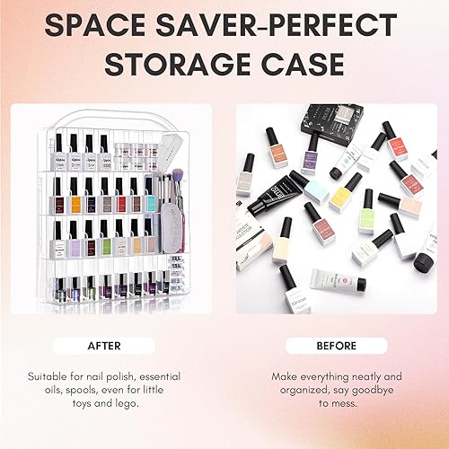 Vista 18 de Makartt Esmalte de uñas profesional para 48 botellas