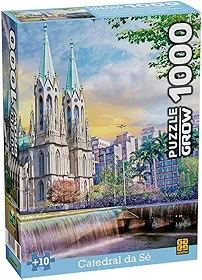 Quebra-cabeça 1000 peças Catedral da Sé, Grow