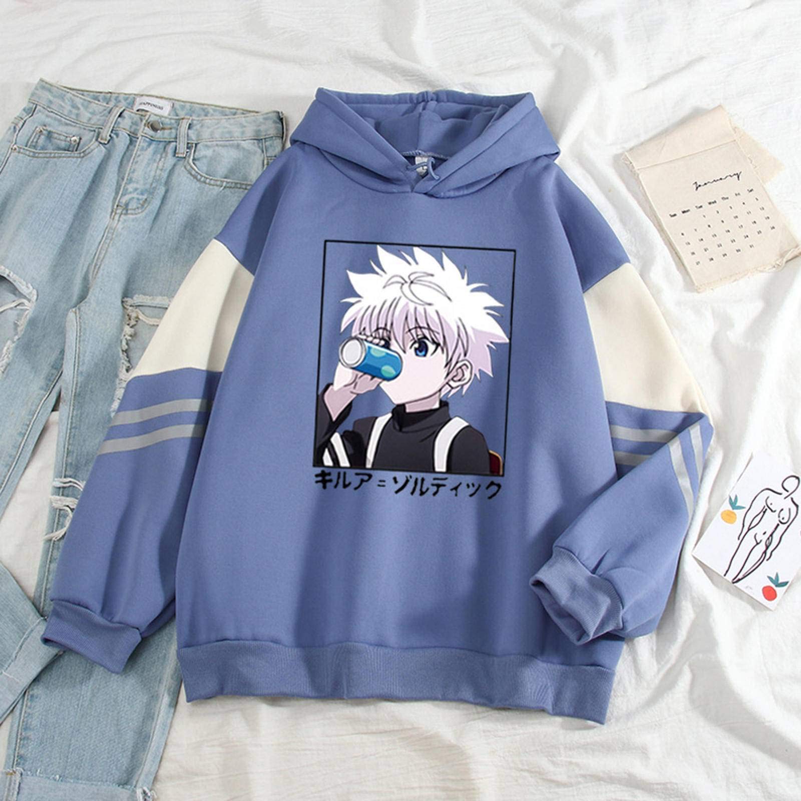 Hunter X Hunter Hoodie Damen, Herren Killua Pullover Pulli Teenager