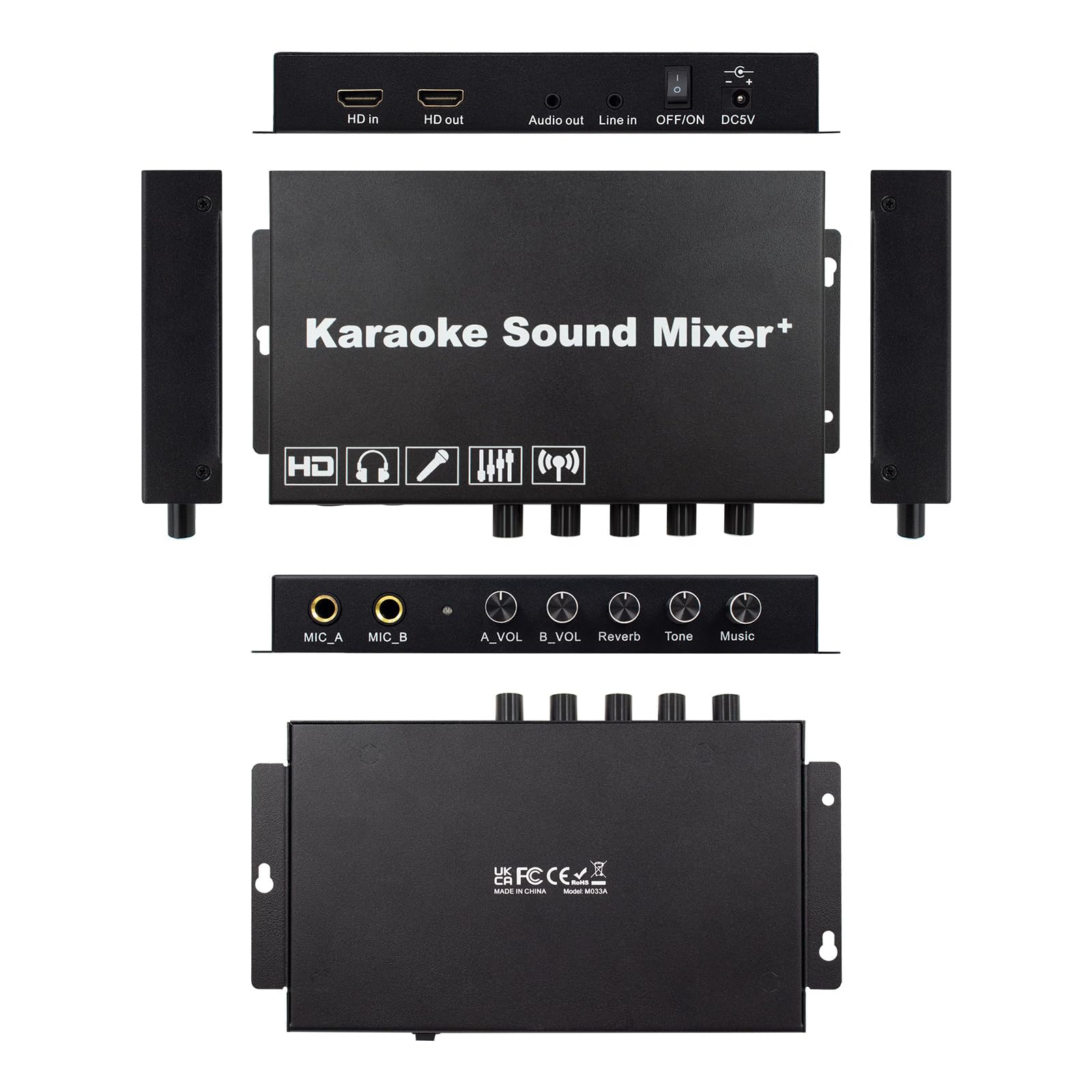 Photo 1 of Sound Town Karaoke Mixer System with Digital Audio 3.5mm/HDMI input output for Smart TV, Media Box, PC Soundbar, Speaker, Amplifier,With adjusting the rever music/tone buttom