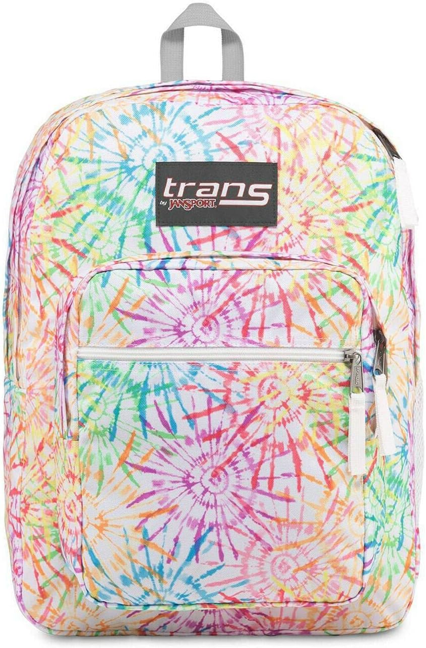 trans pink backpack