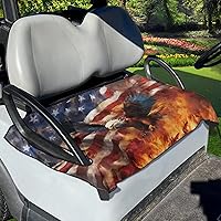 Vista 22 de Fundas universales para asiento de carrito de golf, suaves y cómodas, protección para todo tipo de clima, funda para carrito de golf para 2
