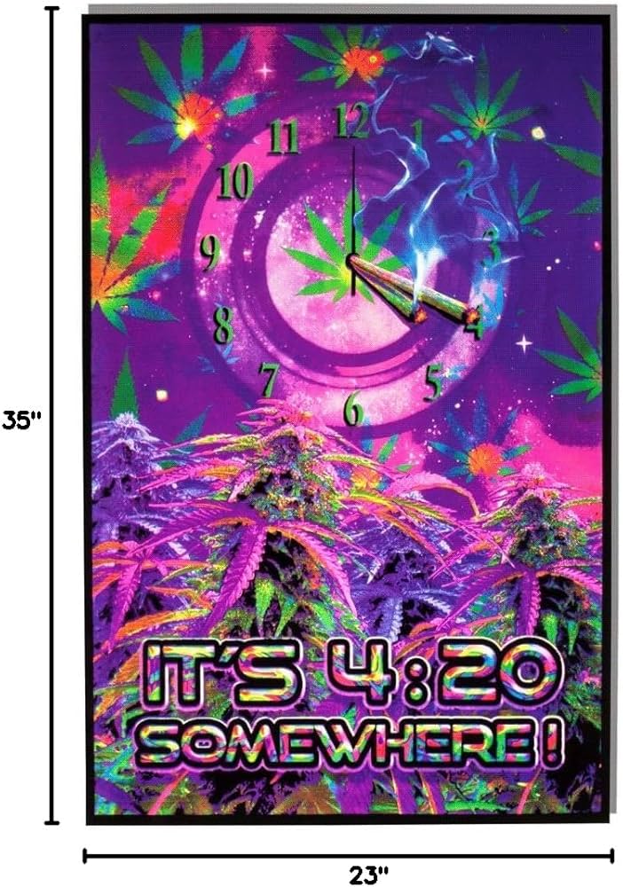 Weatherlight Promotional Poster ウェザーライト Amazon.com: Opticz It's 4:20 Somewhere Blacklight Poster by