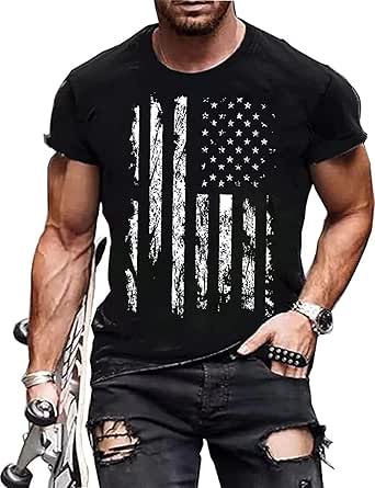 No Kings In America Since 1776 T-Shirt USA Flag T-Shirt For Men – Best - Foto 6