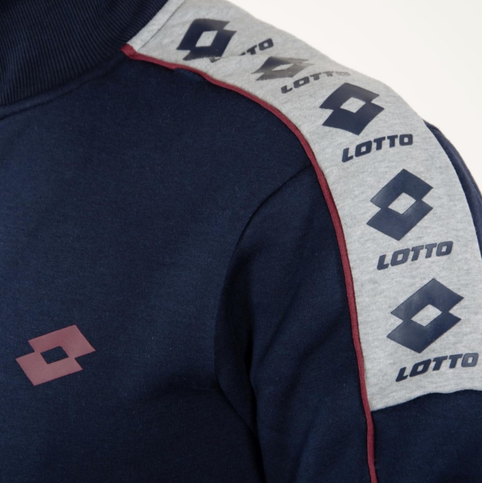 Lotto Tuta Uomo Invernale in Felpa GARZATA - Tuta Sportiva Uomo - Tuta Uomo Cotone Felpato - Tuta Uomo Completa