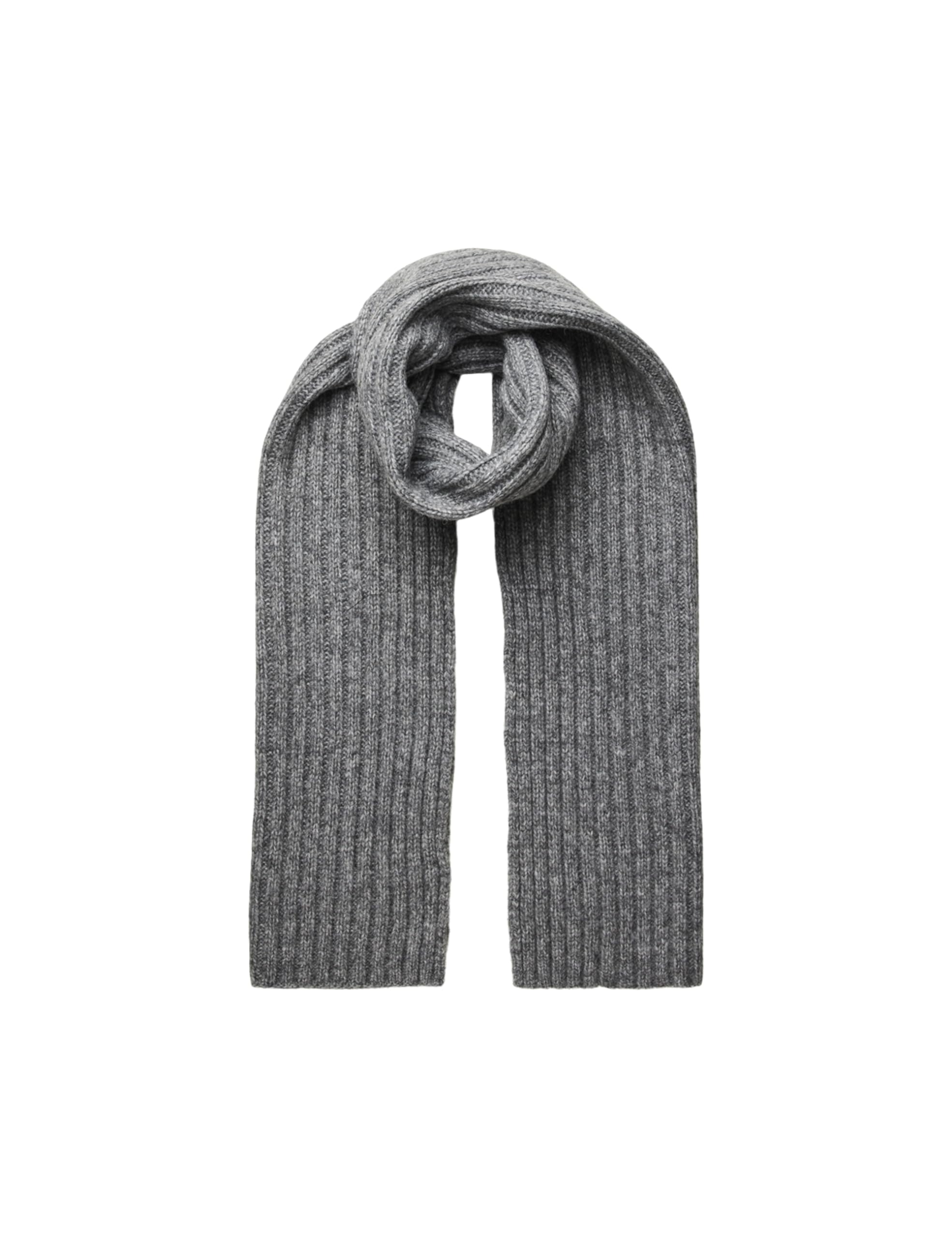 PIECES Women's Pcmargot Scarf Noos BC Scarf, Medium Grey Melange, One size