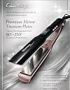 Glamina Professional Wide Ultra 250°C Professional Hair Straightener Mirror Titanium Plates ULTRA 250-W gallery image