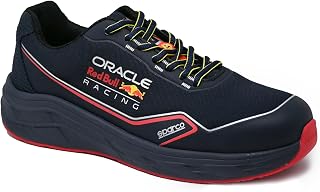 Sparco - Teamwork - Herren-Sicherheitsschuhe - rutschfeste Arbeitsschuhe - Turnschuhe im Laufstil - Offizielle Oracle Red Bull Racing Lackierung