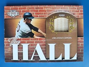 Orlando Cepeda 2022 LEAF LUMBER "THE HALL" GAME-USED RELIC #D 1/20 GIANTS! - Baseball Cards