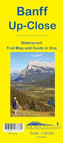 Banff Up-Close Map | Gem Trek Maps