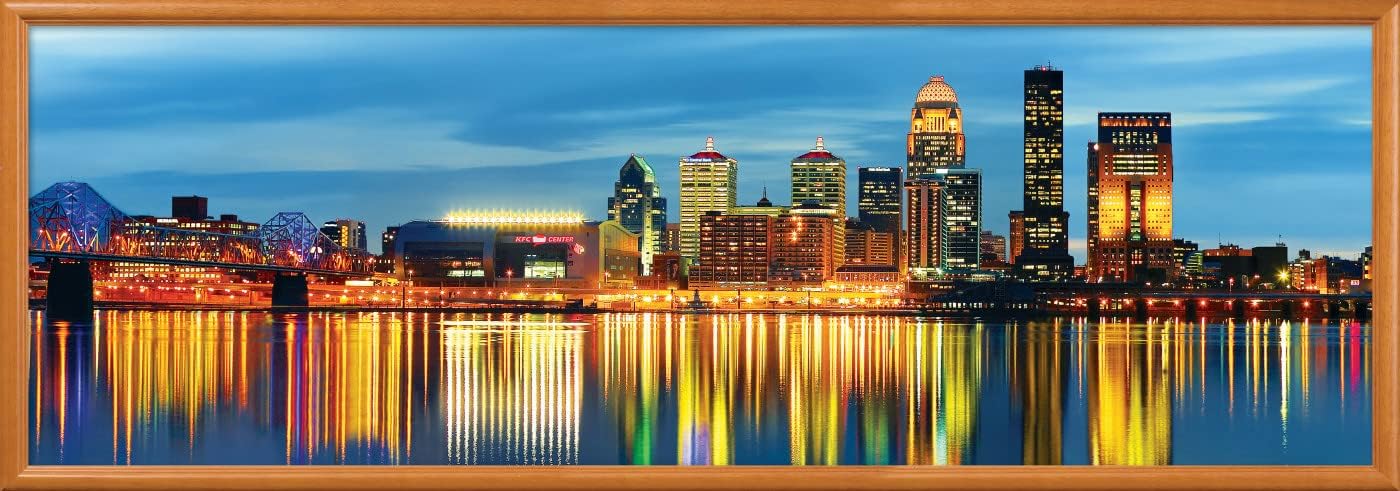 MasterPieces 1000 Piece Jigsaw Puzzle for Adults, Family, Or Youth - Louisville Panoramic - 13"x39"