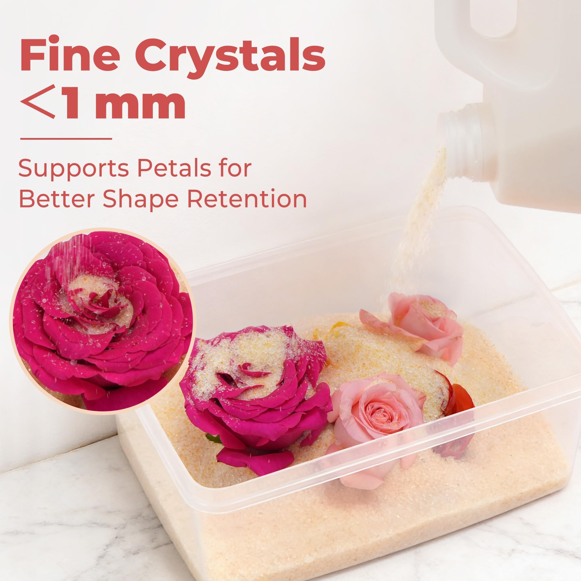 LotFancy Cristales de secado de flores de gel de sílice de 10 libras, indicador de color, reutilizables