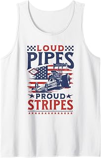 Top Fuel Drag Racing Car Drag Race Competition Dragster USA Tank Top