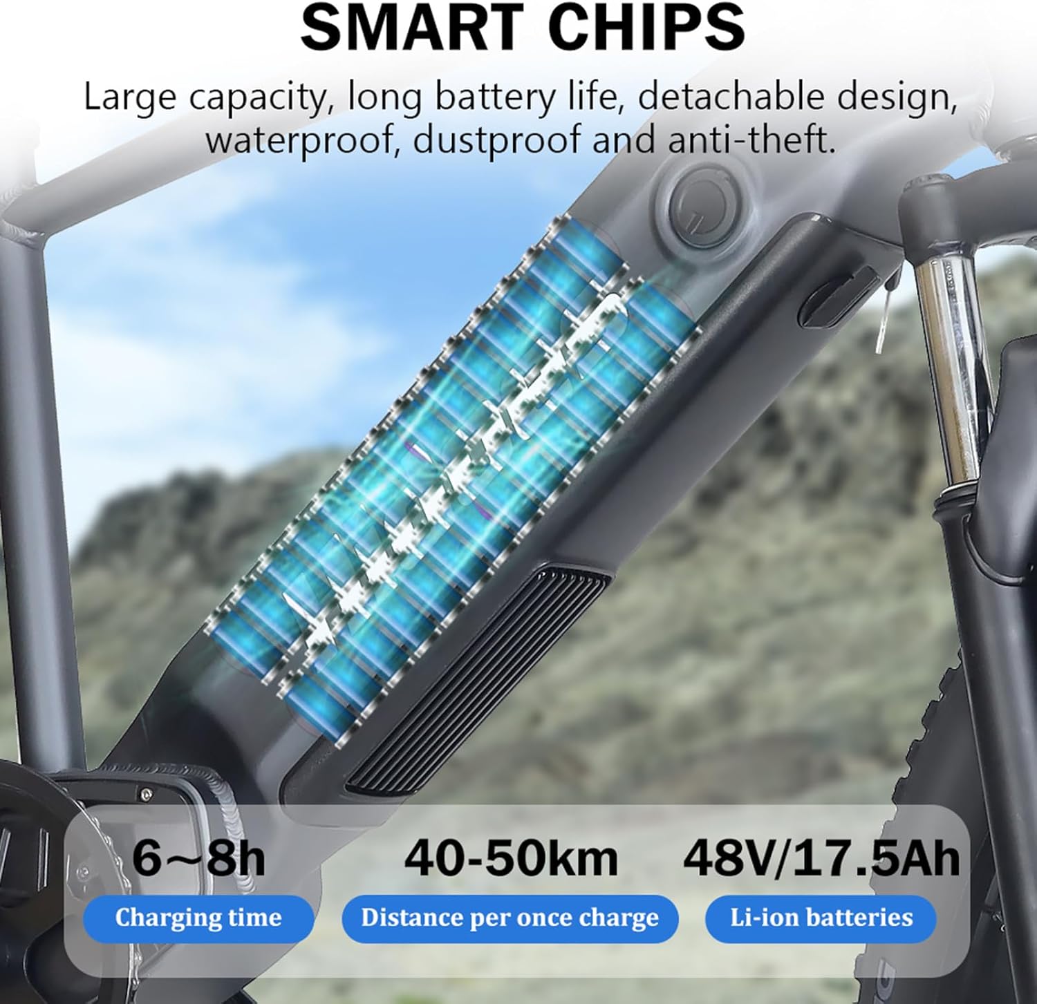Hidoes Electric Bike LCD Intelligent Display