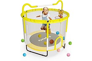 4.5FT Kids Trampoline: The Perfect Jump for Joy and Fitness!