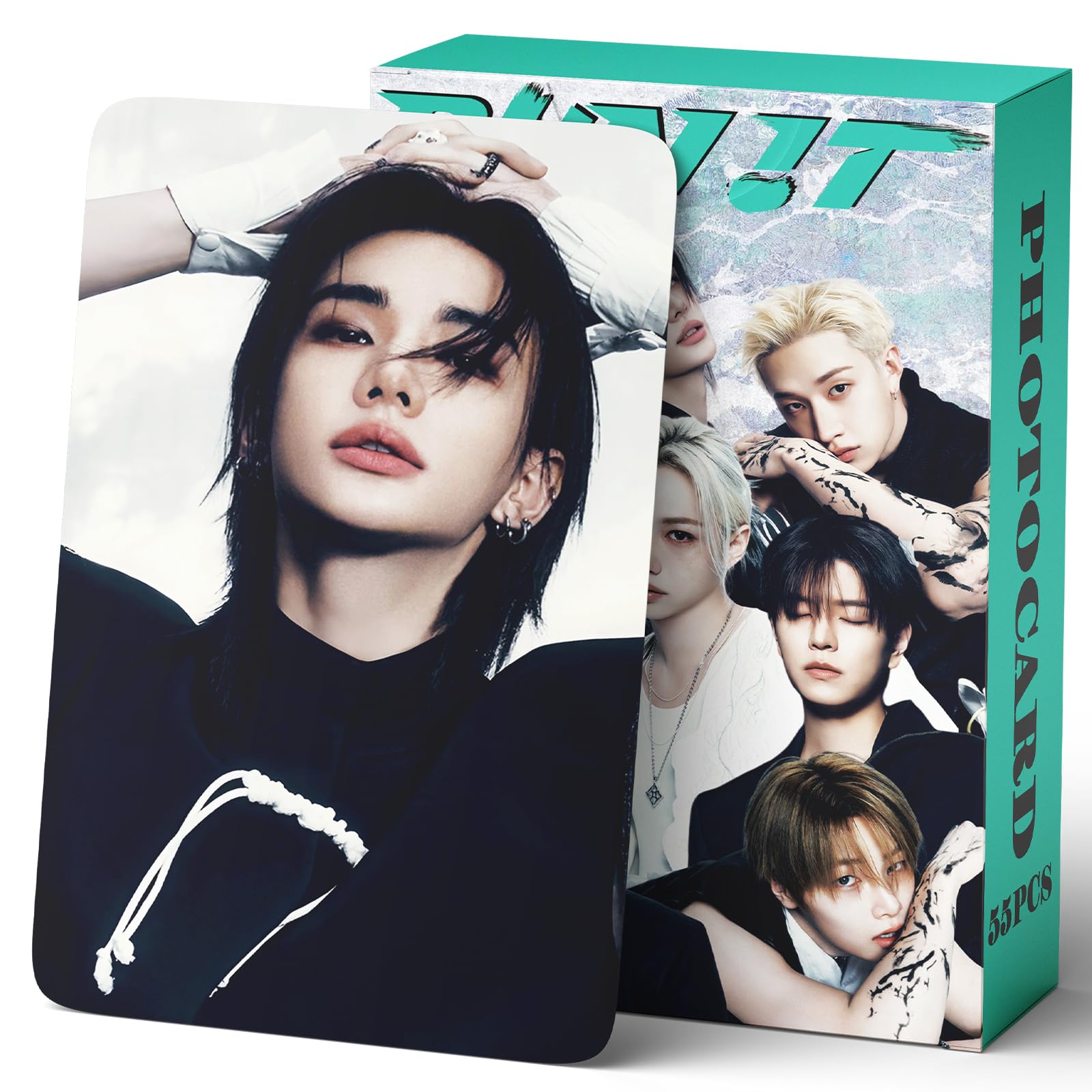 PYAJUU Stray Kids THIS & THAT Album Photocards 55PCS K-POP RUN IT Photo Cards Gift for STAY Straykids Merch 2026 Greetings Cards