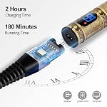 YiLFo Clippers pour la coupe des cheveux, sans cordon de barbe, Clipppers pour les hommes avec LED Affichage, T-lame électrique de cheveux, USB Zero Gapped Shavers rechargeable, ensemble de coupe de cheveux