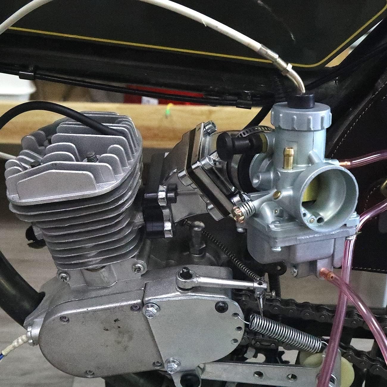TTR125 Carburetor 28mm VM24 Carburetor Replacement for Yamaha DT100 DT125 DT175 RT100 RT180 TTR125 TTR125E TTR125L TTR125LE Big Wheel 200 Carb