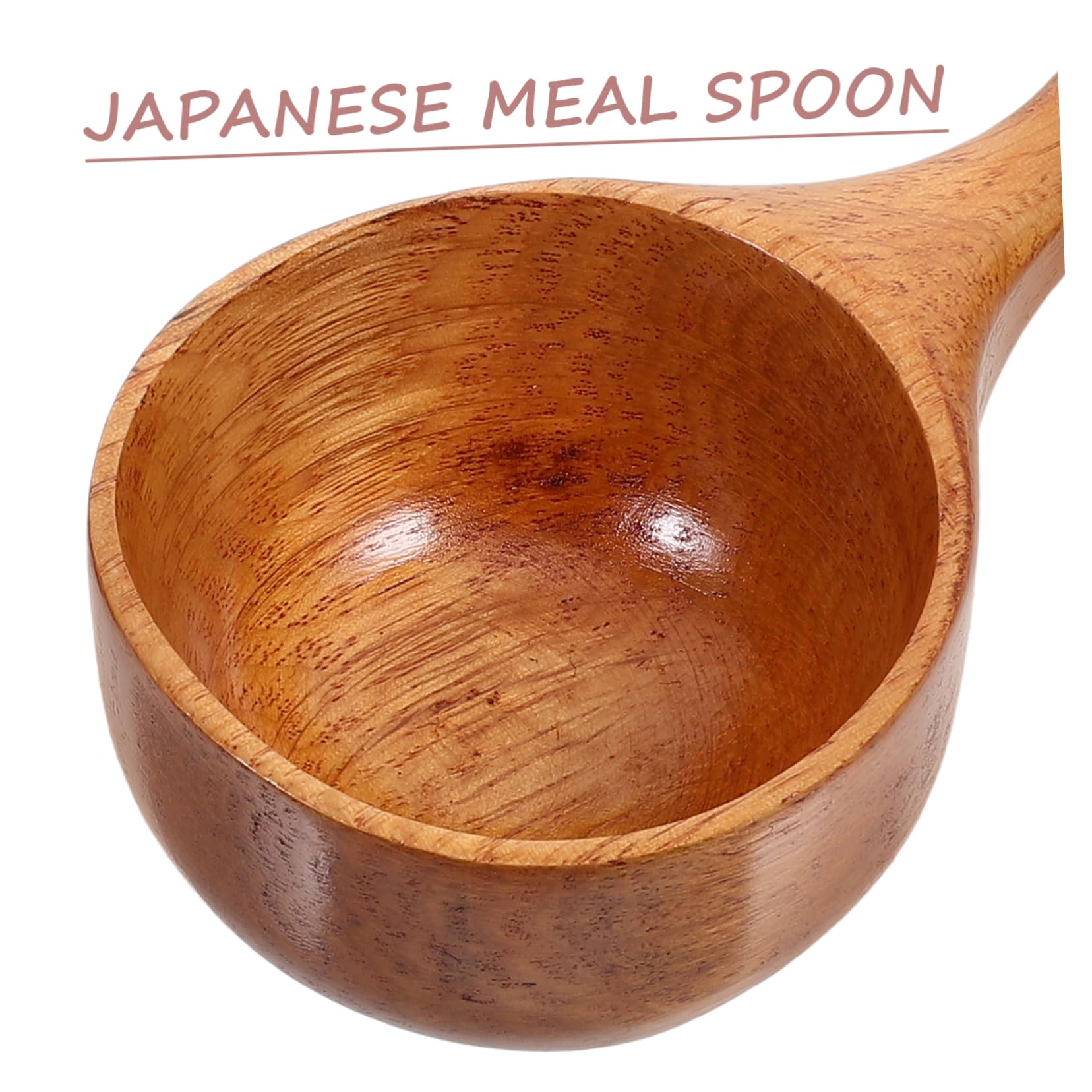 MAGICLULU 8 Piezas Cuchara De Arroz Japonesa Cucharón De Baño Cucharón De Riego Cucharón Para Servir Sopa Cucharón De Avena Cucharón De Sopa Cucharón Cuchara De Sal De Baño De Madera