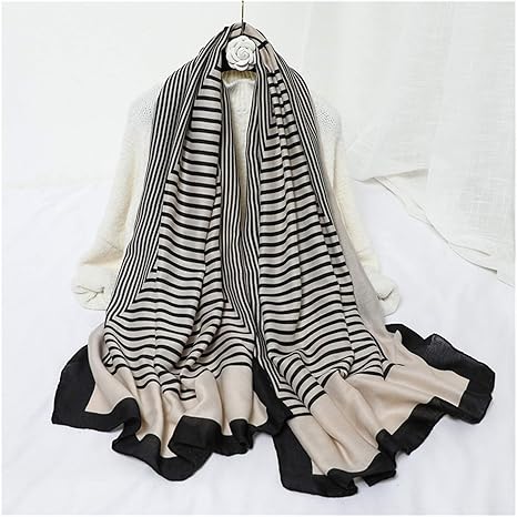 Amazon Co Jp スカーフ女性スカーフファッション格子縞のプリントコットンハイジャップスカーフレディースショールとラップパシュミーナの弾 色 Camel サイズ 180x90cm 服 ファッション小物