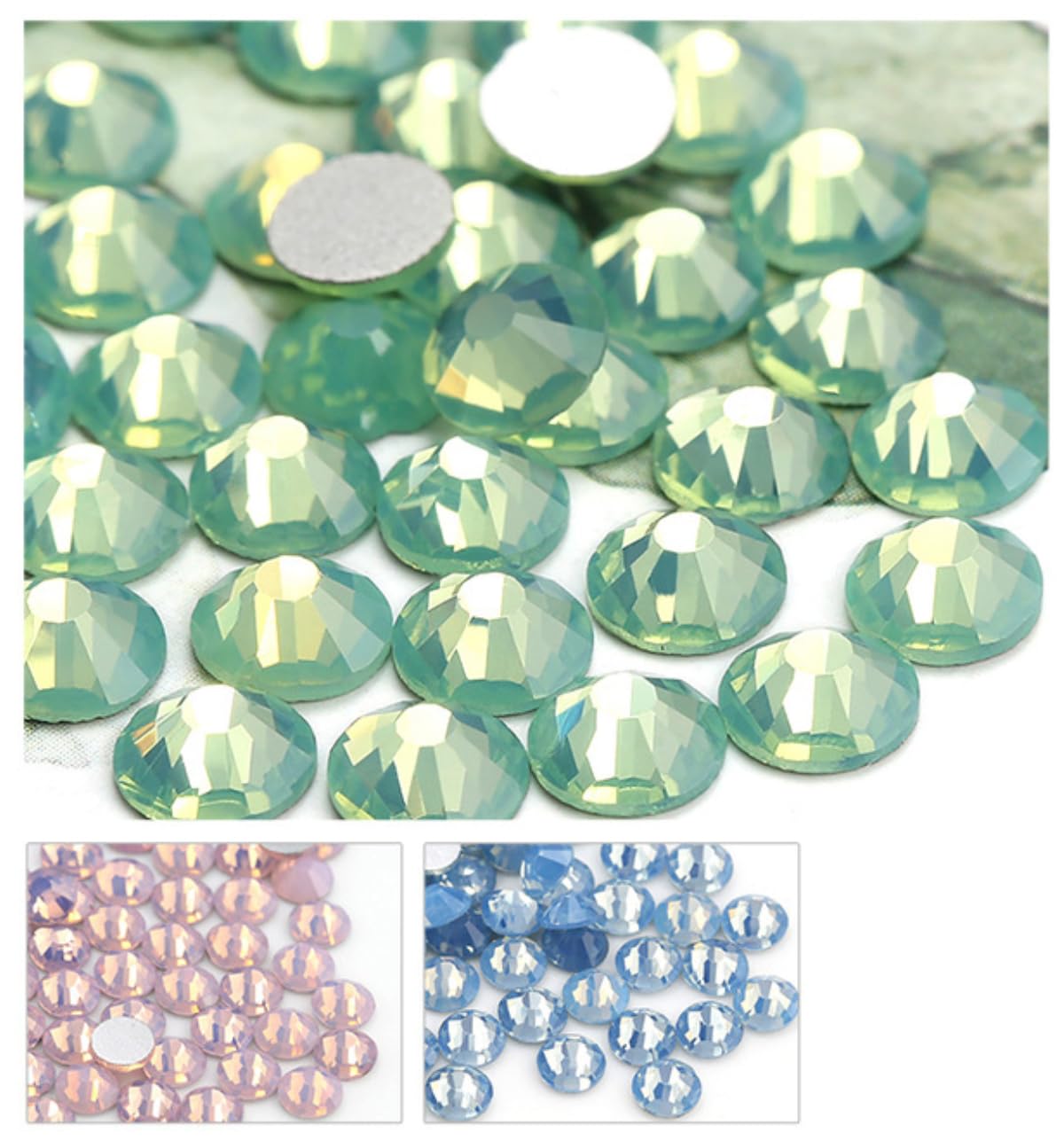 1060Pcs Strass Autocollant, Acrylique Strass Autocollant Visage Autocollants Strass Auto