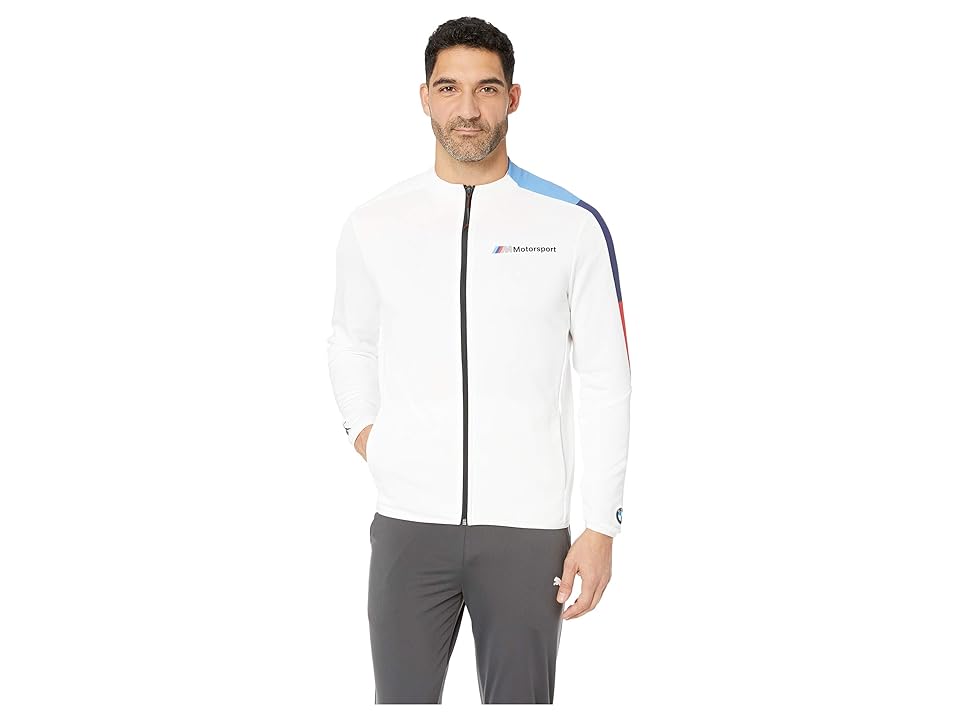 

PUMA BMW MMS T7 Track Jacket (PUMA White) Men's Coat