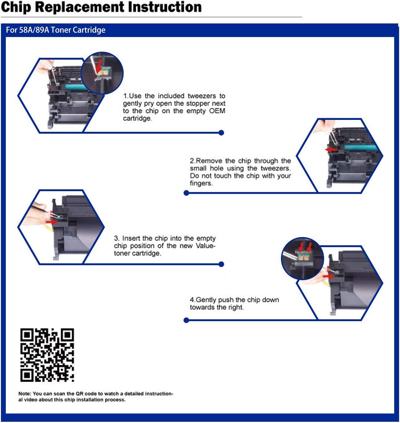 Onе-Dау Sаlе: Uр tо 50% оƒƒ Valuetoner Compatible Toner Cartridge Replacement for HP 58A CF258A CF258X 58X Toner cartridges (2 Black, No Chip)