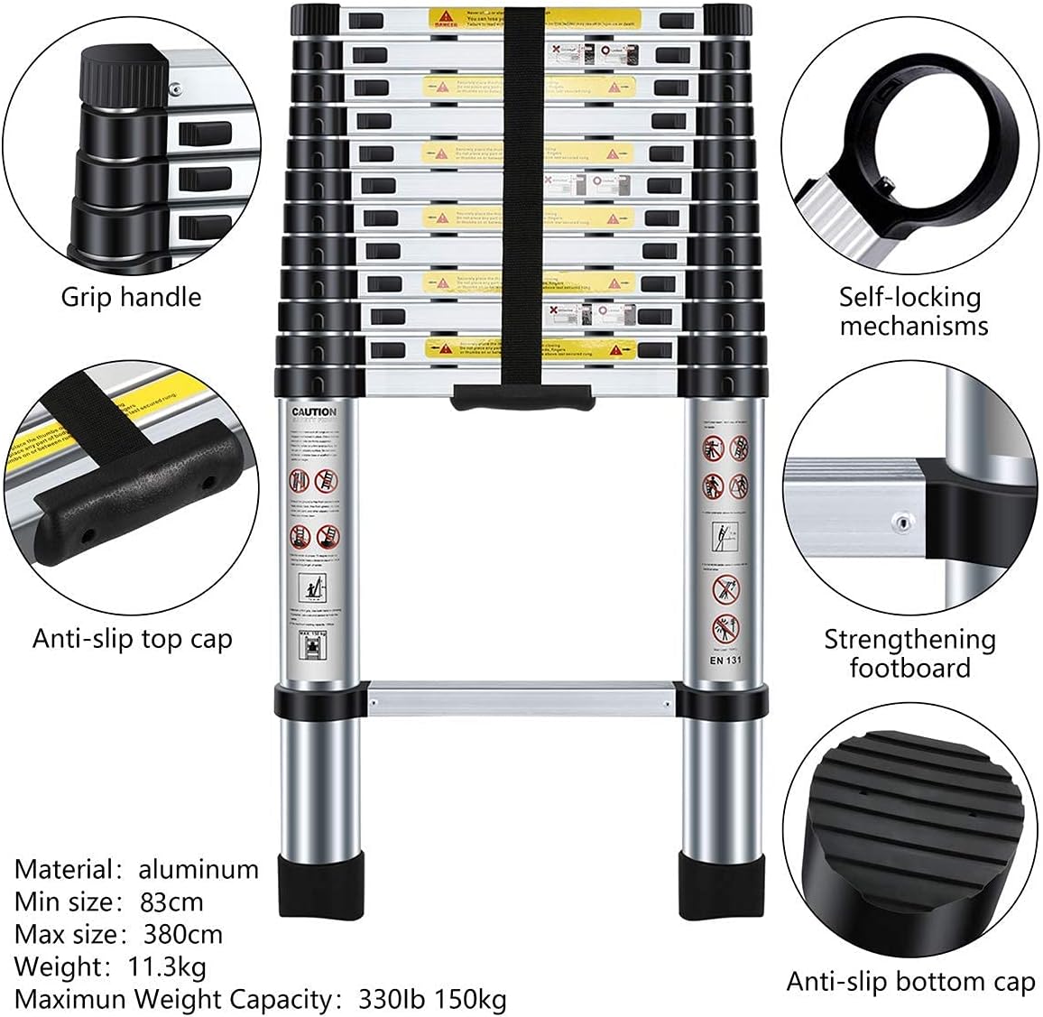 mejor escalera telescópica