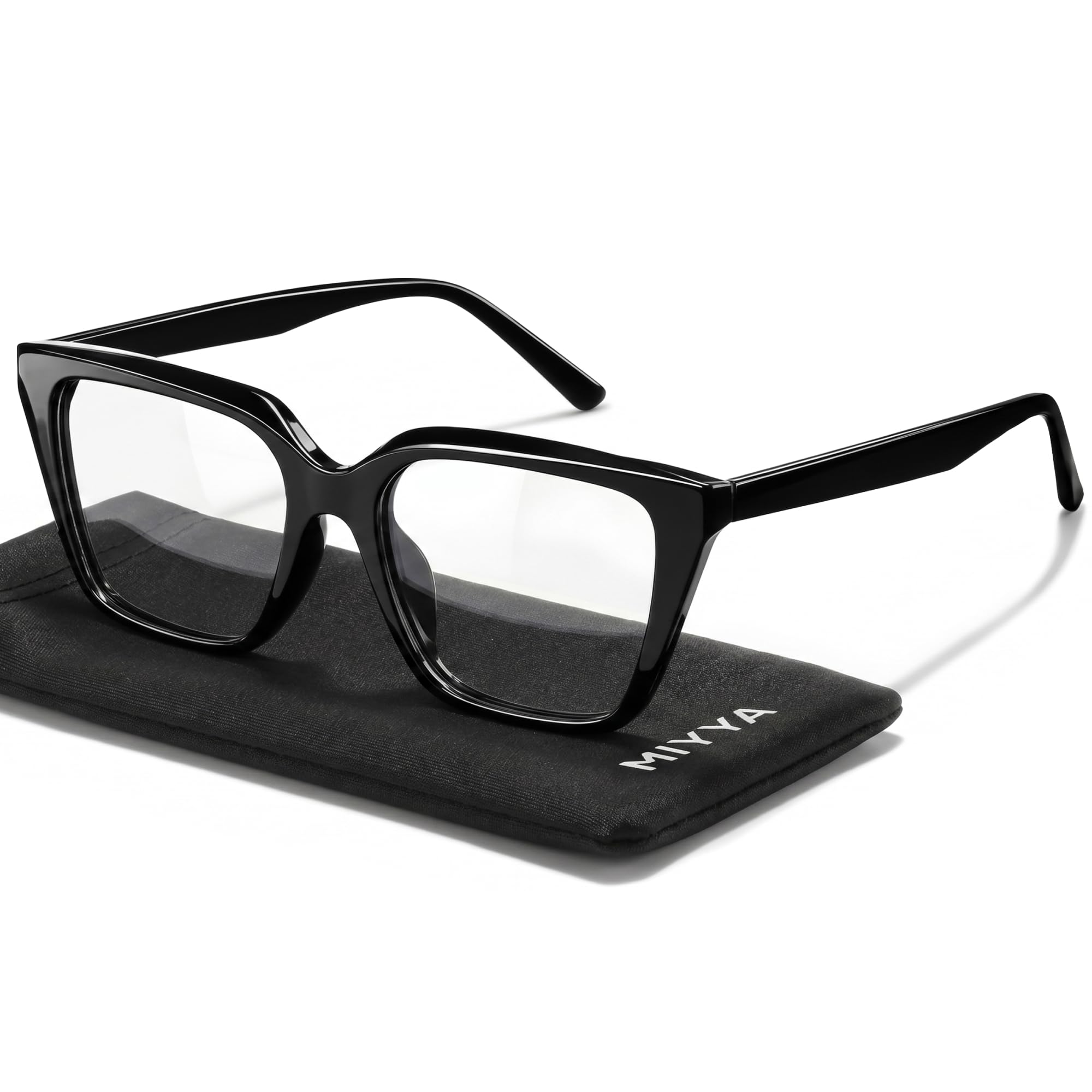 Photo 1 of miyya Blue Light Glasses for Women - Oversized Square Frames