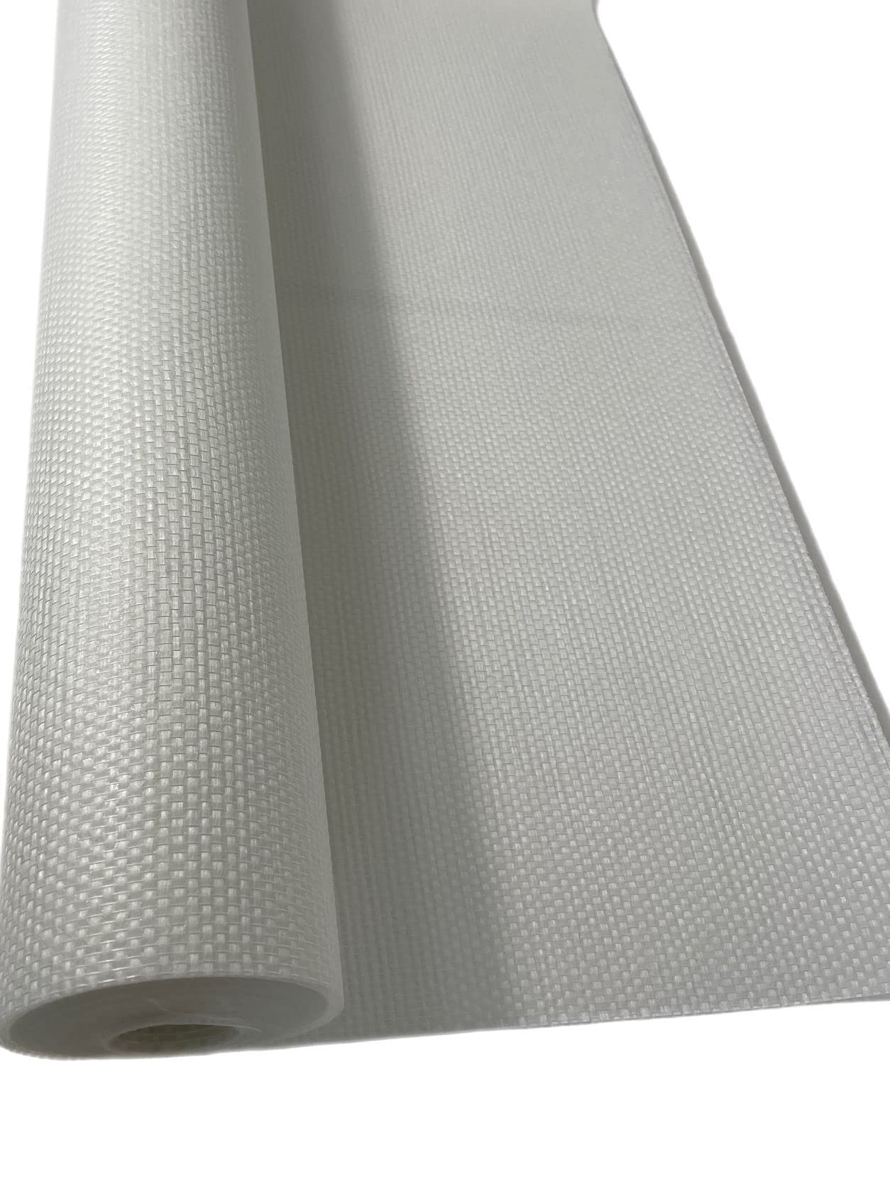 Papel pintado de fibra de vidrio, doble cadena, grueso, fibra de vidrio, 25 m², 140 g/m², color blanco